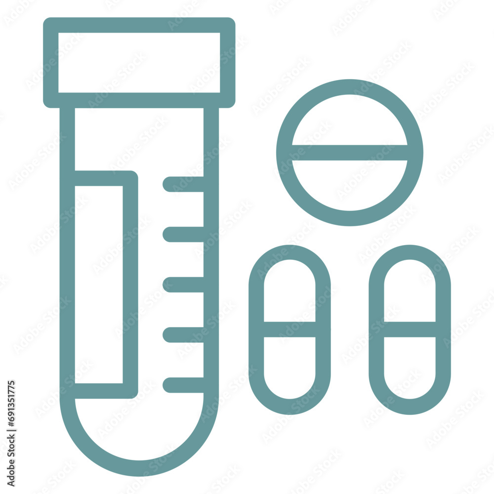 Vector Design Drug Test Icon Style Vector Design Drug Test Icon Style