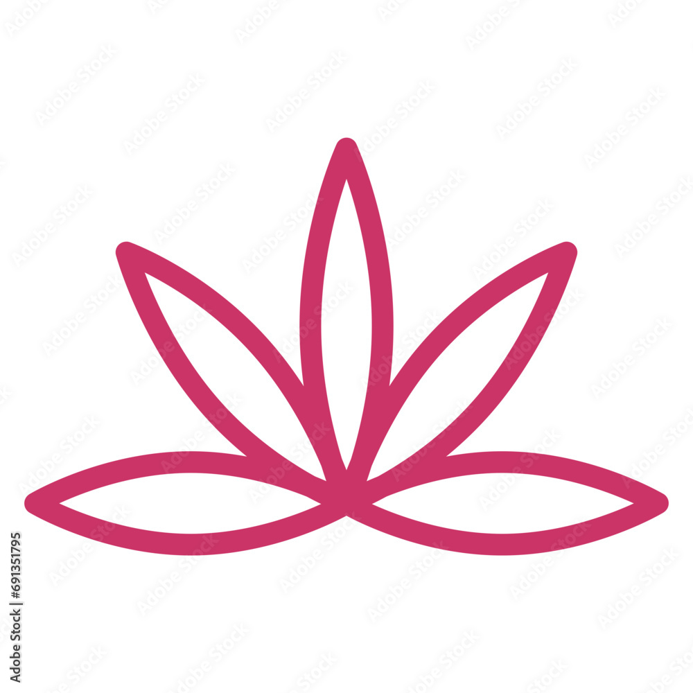 Vector Design Marijuana Icon Style Vector Design Marijuana Icon Style