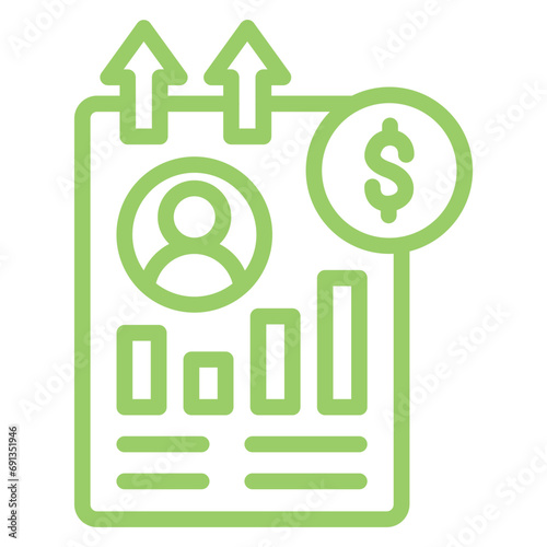 Vector Design Performance Appraisal Icon Style