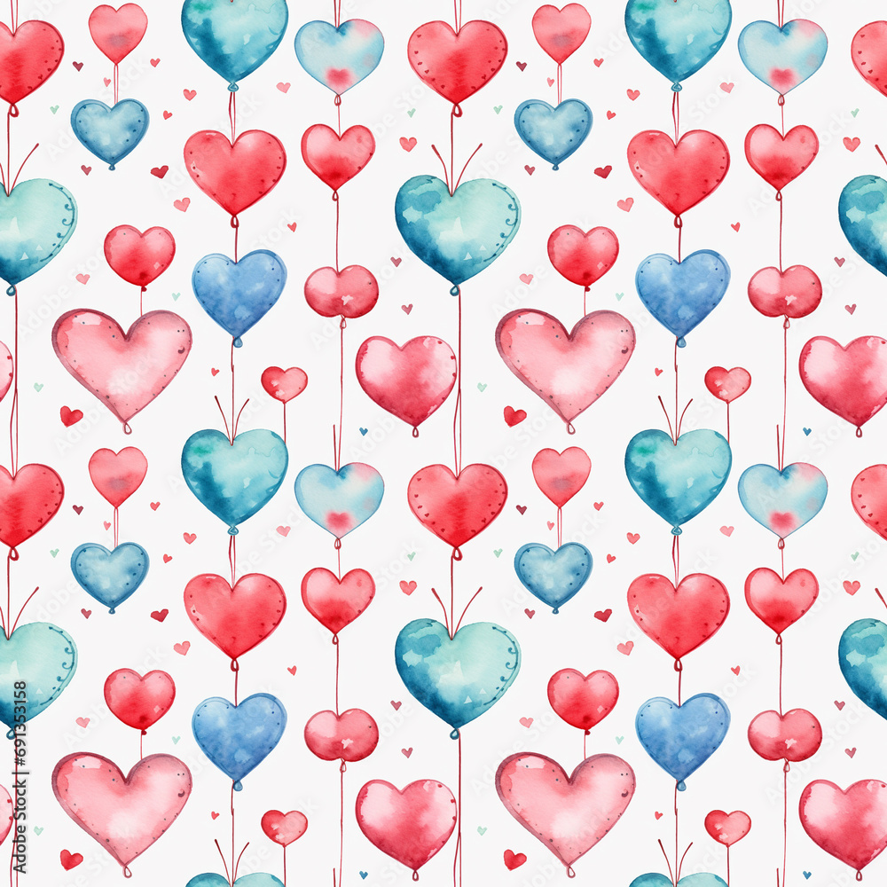 seamless pattern with hearts seamless pattern with hearts