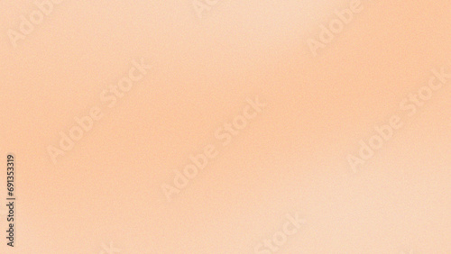 Color of the year 2024 Peach Fuzz Gradient matte background wall. Peach color noise backdrop template. Textured peach fuzz background.  photo