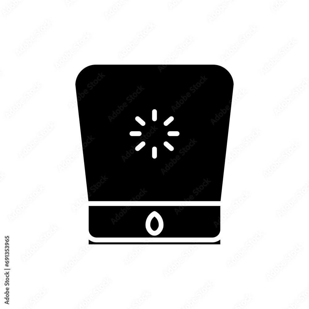 Obraz premium humidifier glyph icon