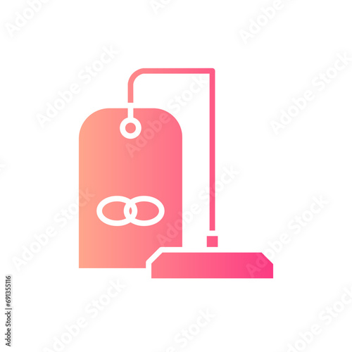 vacuum cleaner gradient icon
