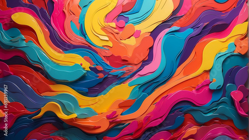 A Multicolor Abstract Background for Creativity