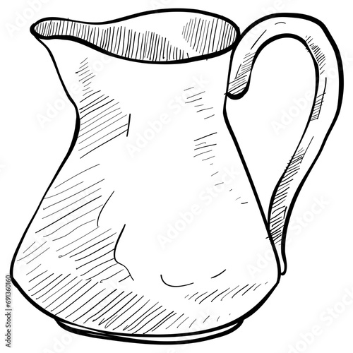 teapot handdrawn illustration