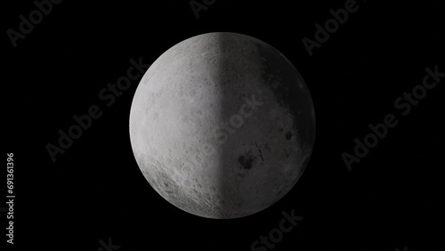 Moon rotating VFX 