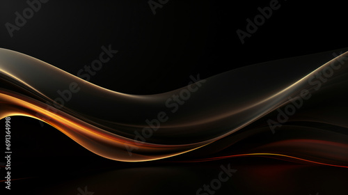 Abstract modern luxury black background