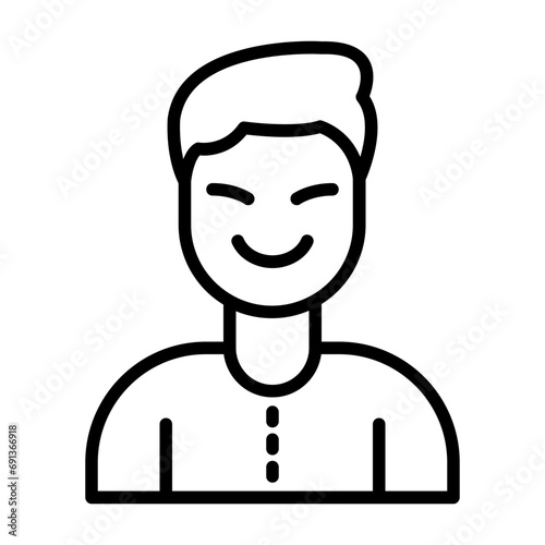 Canvas Print Character Icon