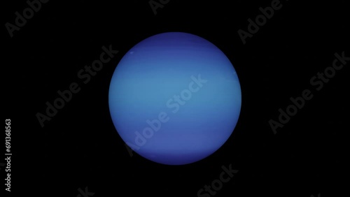 Neptune Planet VFX rotating