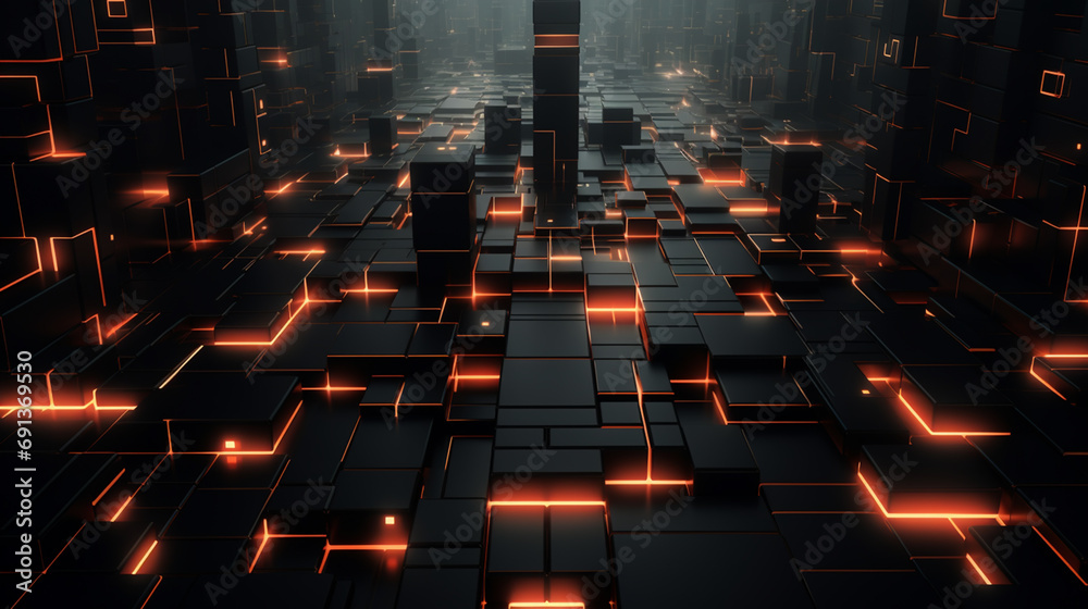 Abstract vibrant colors wavy flow 3d rendered illustration background scifi futuristic background Abstract vibrant colors wavy flow 3d rendered illustration background scifi futuristic background