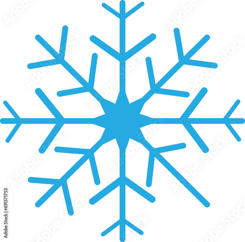 Snowflake Vector Clipart Design