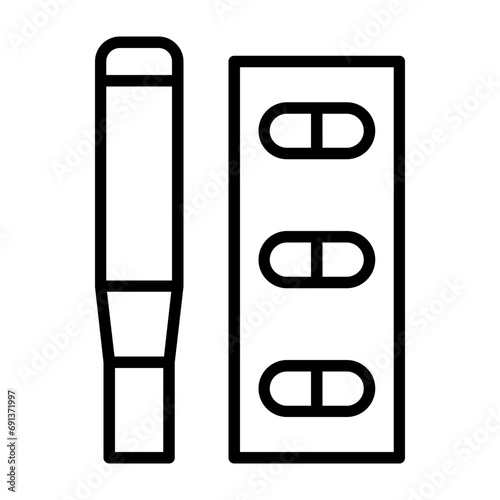 Nicotine Inhaler Icon