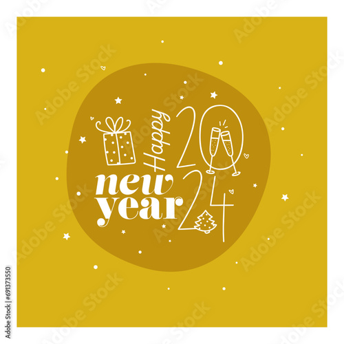 Tapety artystyczne 2024, HAPPY NEW YEAR