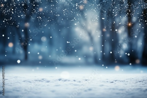 Christmas and New Year charm Snow covered wallpapers creating a magical winter ambiance