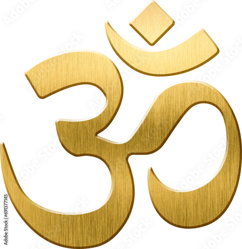Foto Om in Hinduism: Sacred Sound and Spiritual Icon, Representing the Essence of the