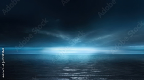 A dark blue background with light shining through the water. Perfect for underwater-themed designs, maritime or aquatic promotions, or peaceful and calming visual content. Ideal for web banners, poste