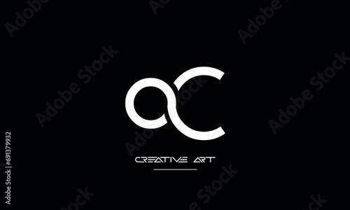 CO, OC, C, O abstract letters logo monogram