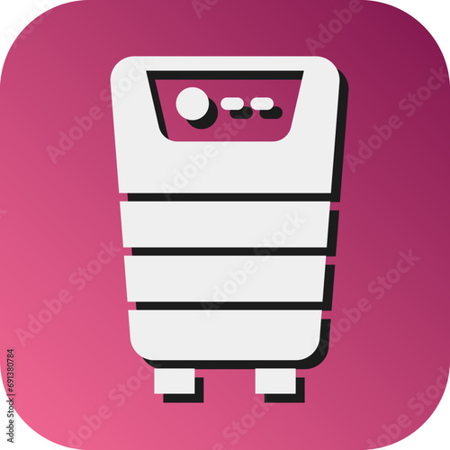 Air Purifier Vector Glyph Gradient Background Icon Design