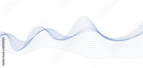 wave curvy line design elements with minimal texture. abstract futuristic tech background. Curved wavy line. Stylized line art background. Vector illustration.