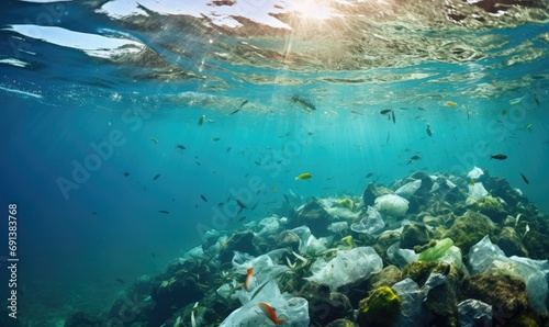 Environmental Crisis: Vast Ocean Pollution Threatening Marine Life and Ecosystems