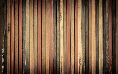 Wood texture background with Generative AI.