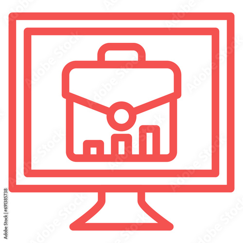 Online Business Icon Style