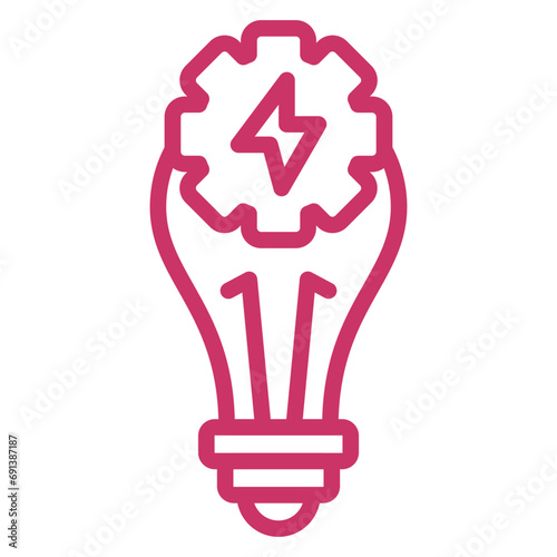 Sustainable Energy Icon Style