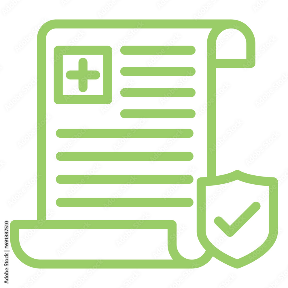 Insurance Package Icon Style Insurance Package Icon Style