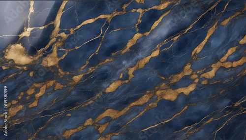 dark blue marble texture with golden veins, breccia marbel tiles for ceramic wall tiles and floor tiles, granite slab stone ceramic tile, rustic matt texture, polished quartz stone © Erkan