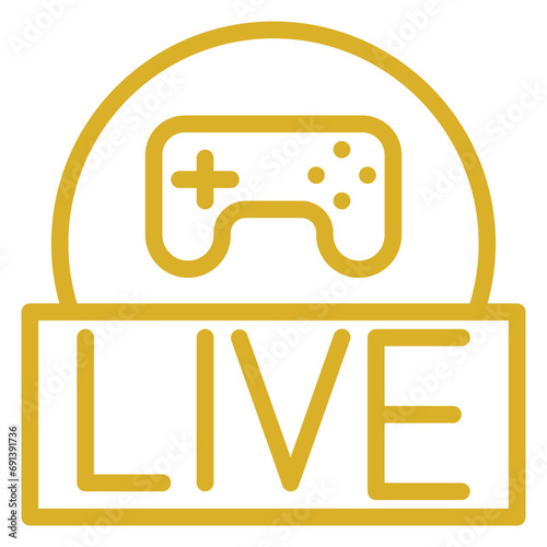 Live Gaming Icon Style