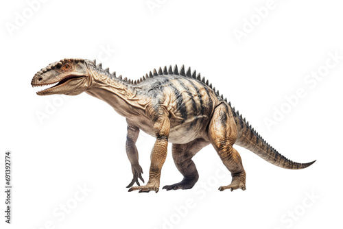 Ancient Reptile Replica isolated on transparent background