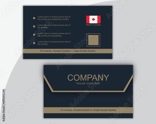 Creative and modern business card template 