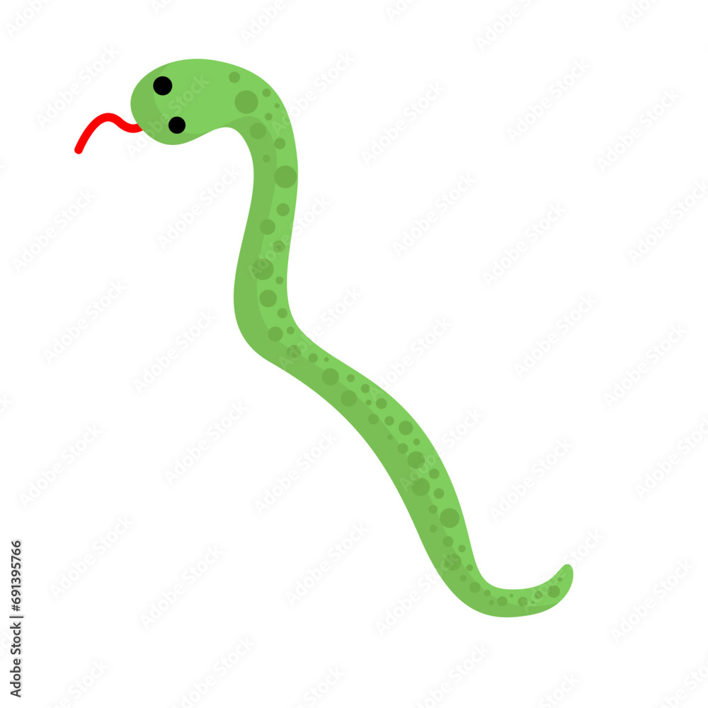 Naklejka premium snake icon
