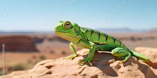 lizard on the rock © Saim