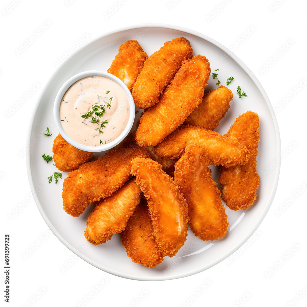 fried chicken tenders with sauce isolated on transparent background Remove png, Clipping Path, pen tool fried chicken tenders with sauce isolated on transparent background Remove png, Clipping Path, pen tool