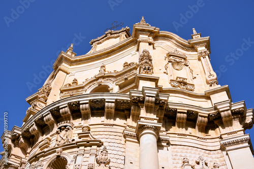 Church of San Matteo began construction in 1667 in Baroque style Lecce Italy Italy photo