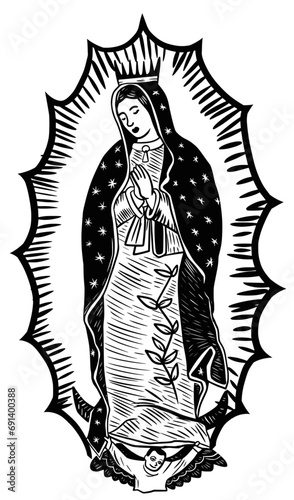 Virgin of Guadalupe. Our Lady of Guadalupe