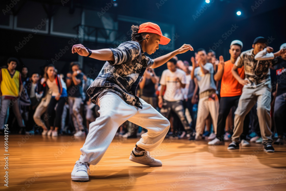 Adult male and female hip-hop couples dancing at practice, smiling being happy. Youth culture, movement, style and fashion, action, breakdance. Adult male and female hip-hop couples dancing at practice, smiling being happy. Youth culture, movement, style and fashion, action, breakdance.