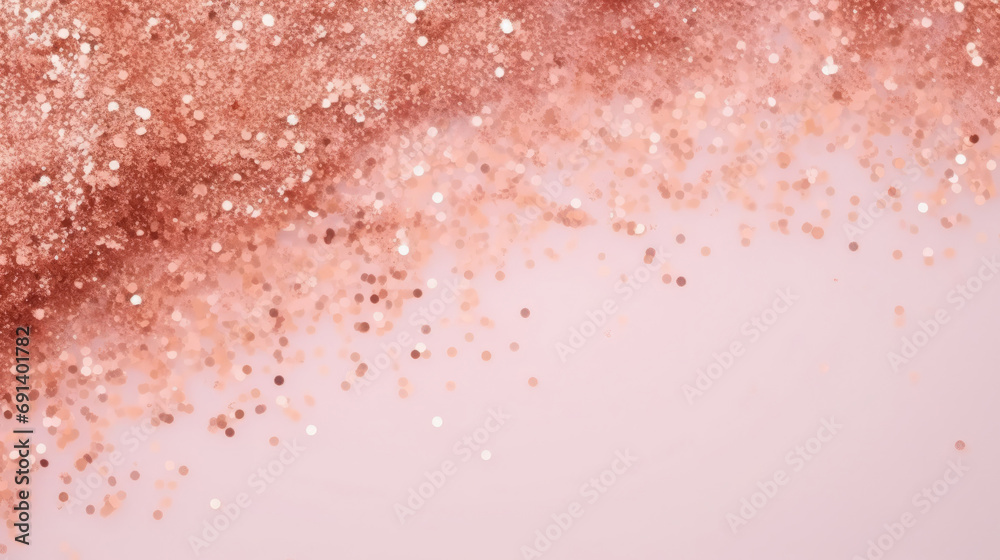 pink rose glitter on pink background. Rose gold glitter onpink white background pink rose glitter on pink background. Rose gold glitter onpink white background