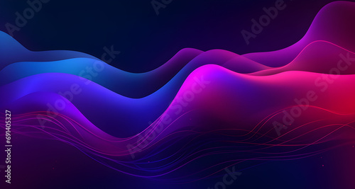 Exclusively crafted for desktop wallpapers, this background showcases captivating abstract elements in shades of dark blue, purple, magenta, pink, burgundy, and red with a harmonious color gradient.