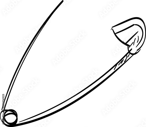 needle handdrawn illustration