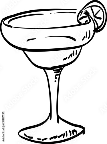 cocktail handdrawn illustration