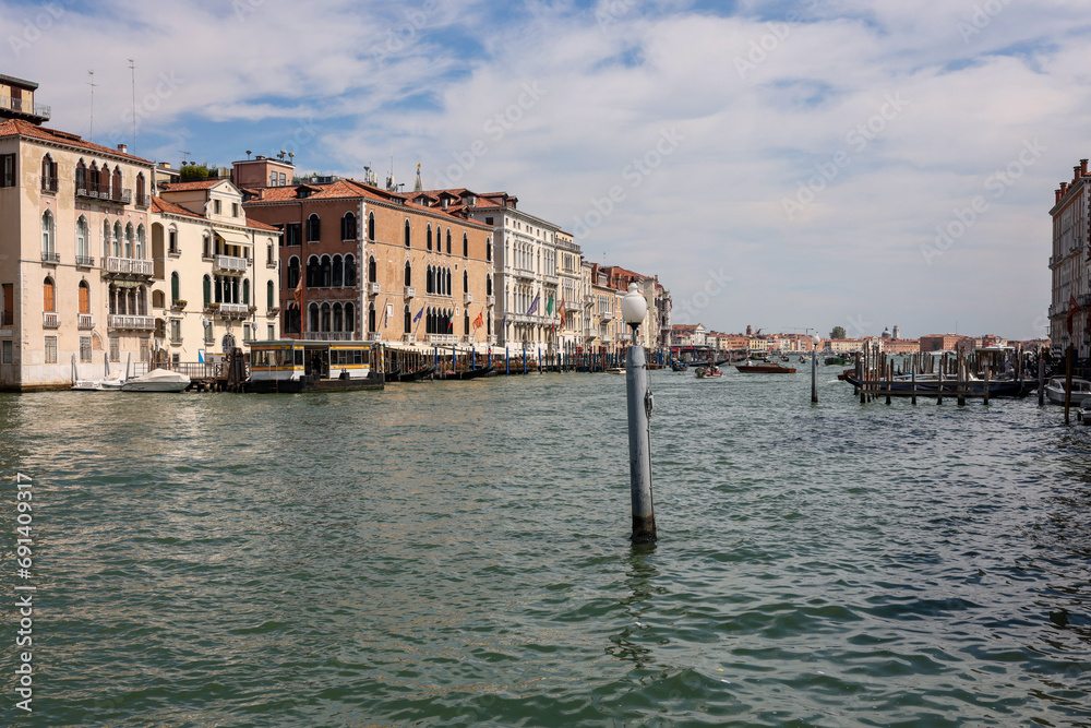  View of the Grand Canal from the terrace at the Peggy Guggenheim Collection in Venice