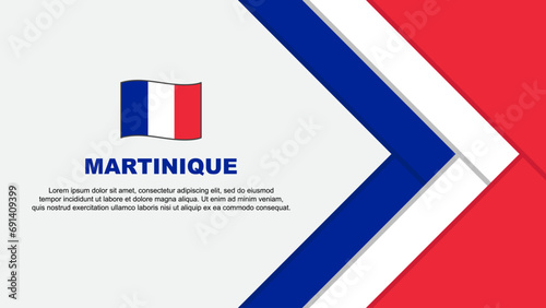 Free Download Martinique Flag Abstract Background Design Template. Martinique Independence Day Banner Cartoon Vector Illustration. Cartoon - GFXLoad