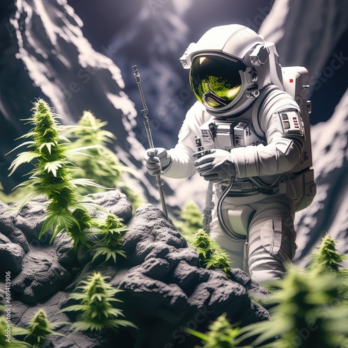An astronaut researcher discovered cannabis on another planet