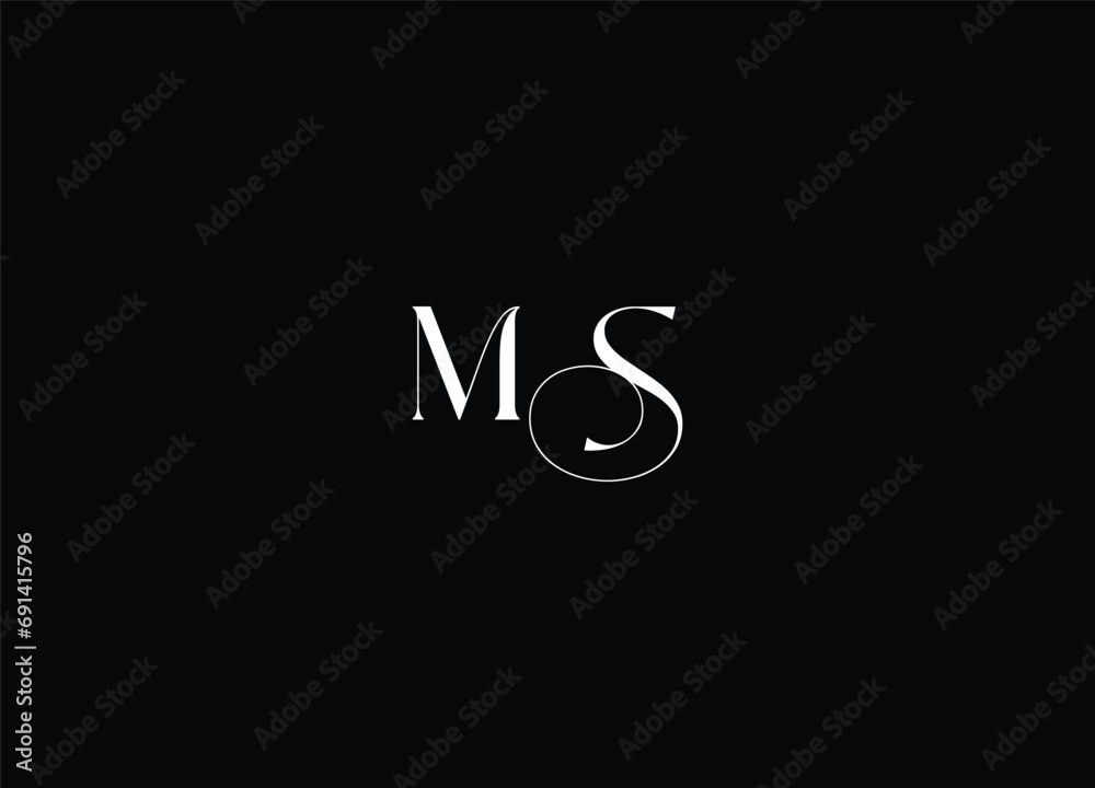 MS creative logo design and initial logo MS creative logo design and initial logo