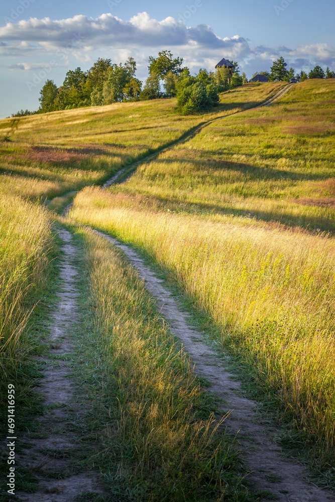 Fototapeta premium A dirt road,