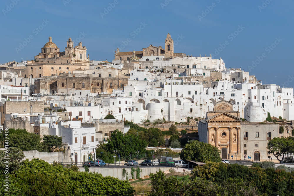 Ostuni, Italy - one of the most beautiful villages in South Italy, Ostuni displays a wonderful Old Town with an unmistakeable profile and its white buildings