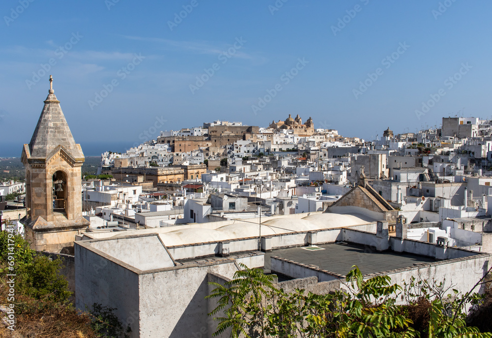 Ostuni, Italy - one of the most beautiful villages in South Italy, Ostuni displays a wonderful Old Town with an unmistakeable profile and its white buildings