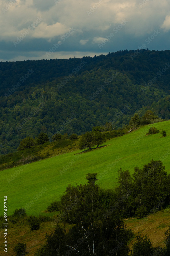Obraz premium Bieszczady, Polska, Ukraina, Słowacja